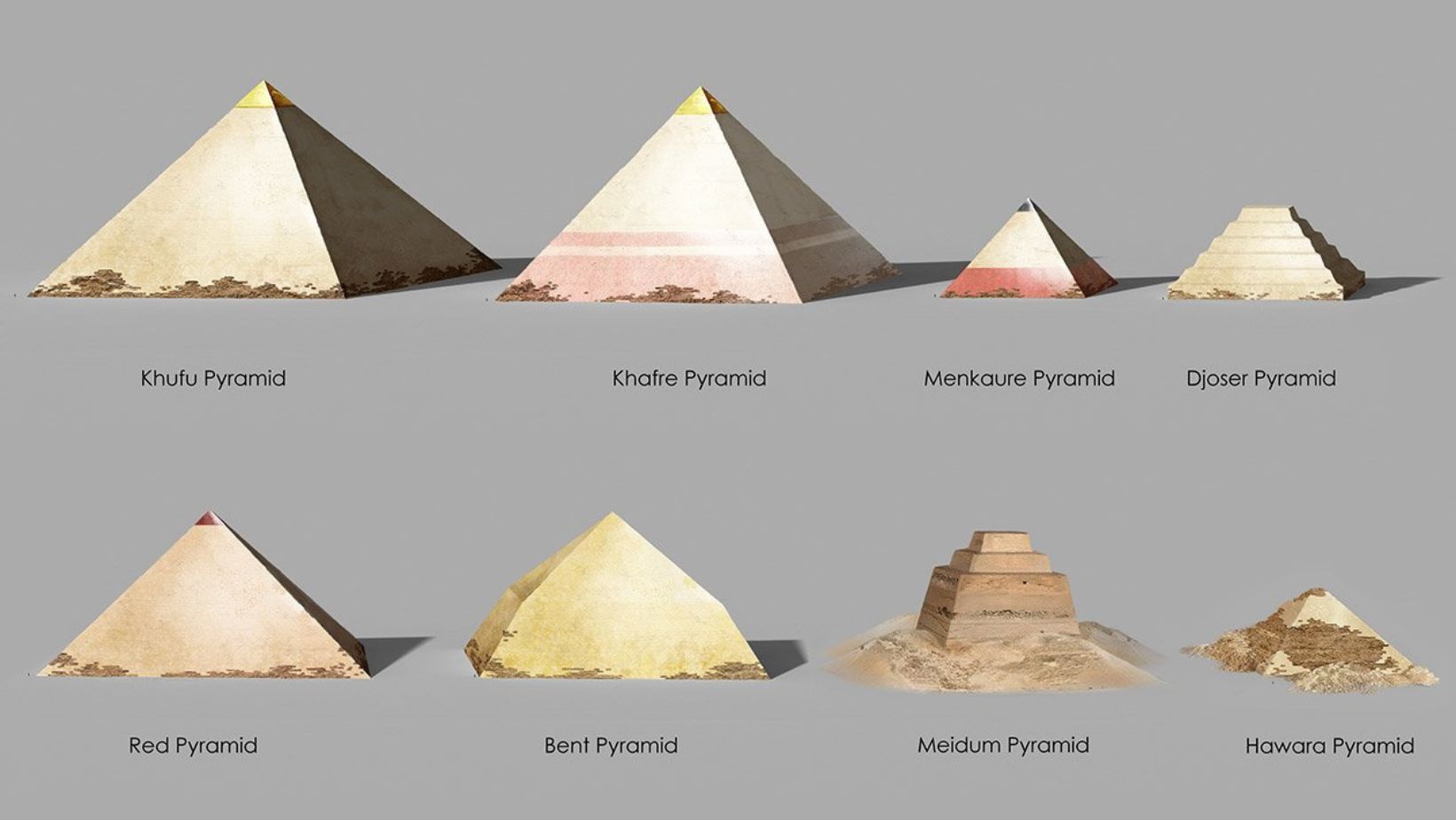 How many Pyramids are in Egypt